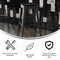 Flash Furniture 30" Black Metal Stool-Black Poly Seat CH-31320-30-BK-PL2B-GG - alternate 9